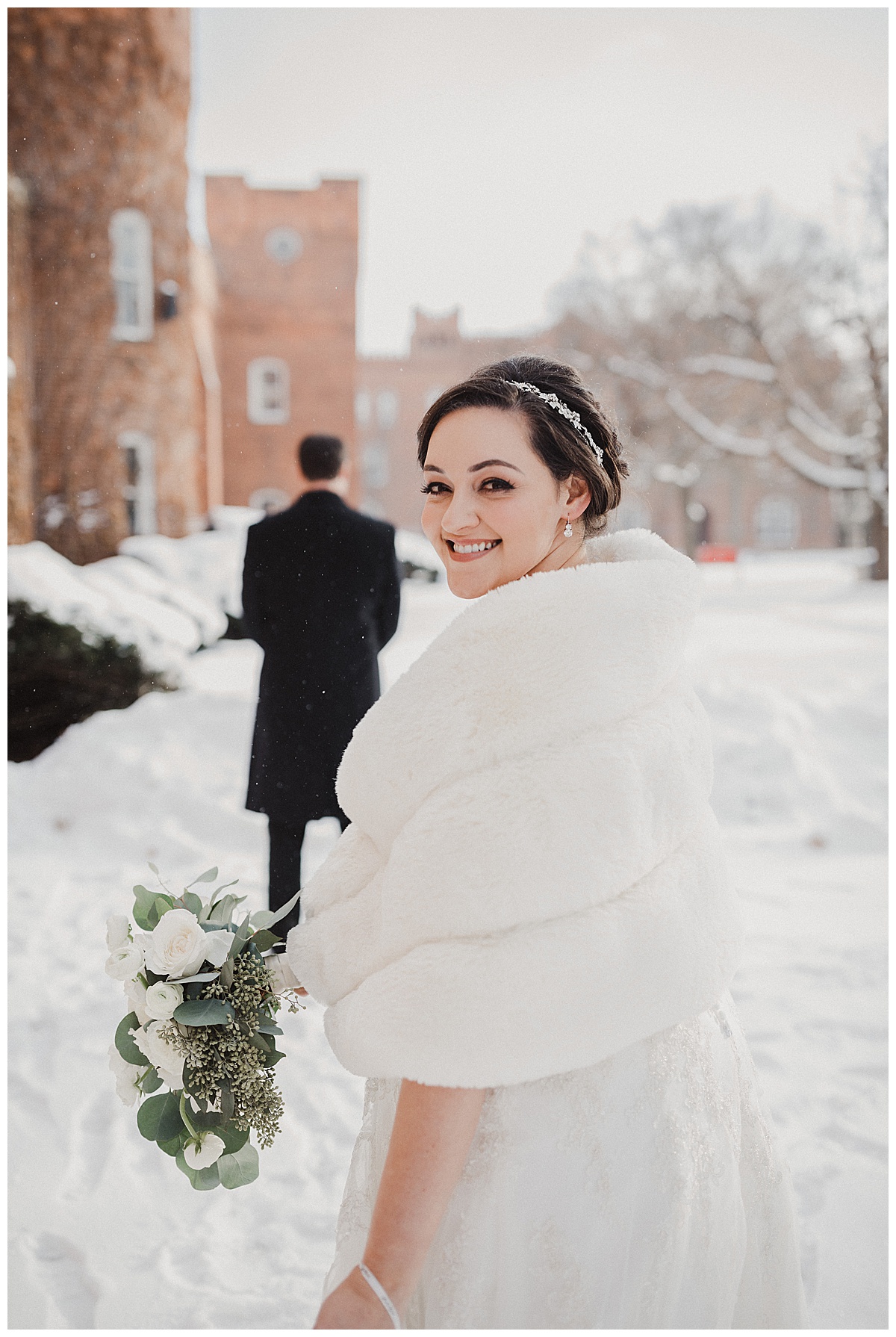 First Look Wedding by Alicia Frances Photography
