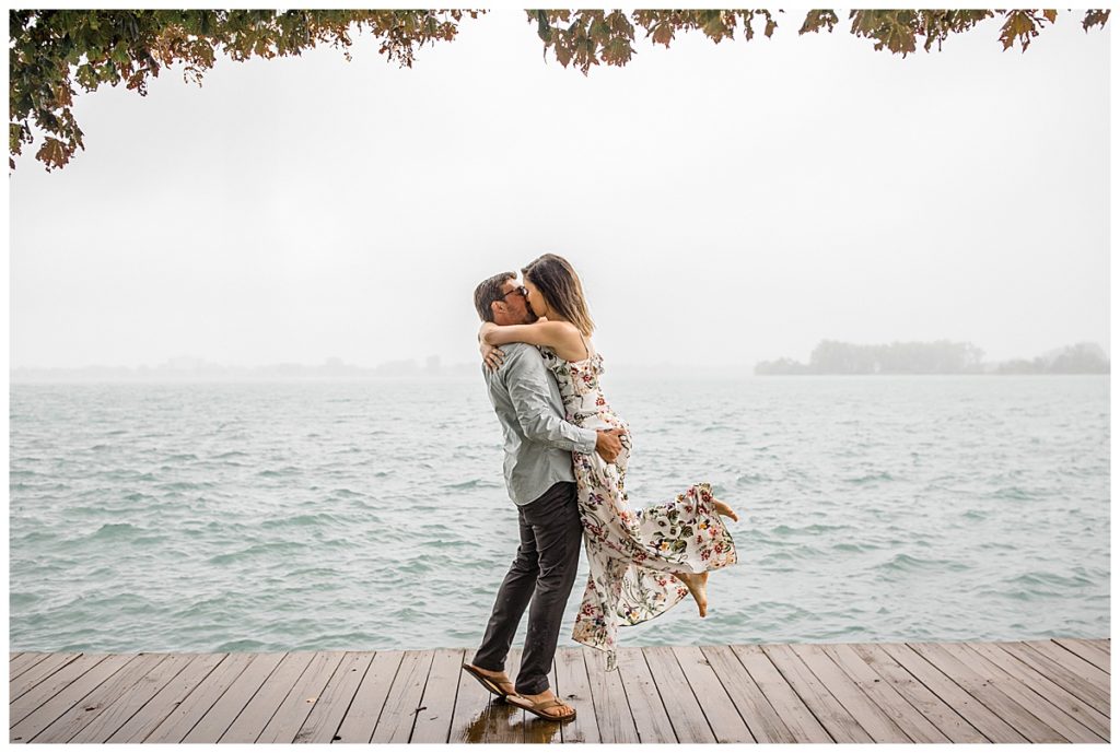 Bayview Yacht Club Detroit Engagement Session by Alicia Frances Photography