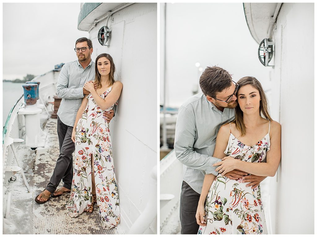 Bayview Yacht Club Detroit Engagement Session by Alicia Frances Photography