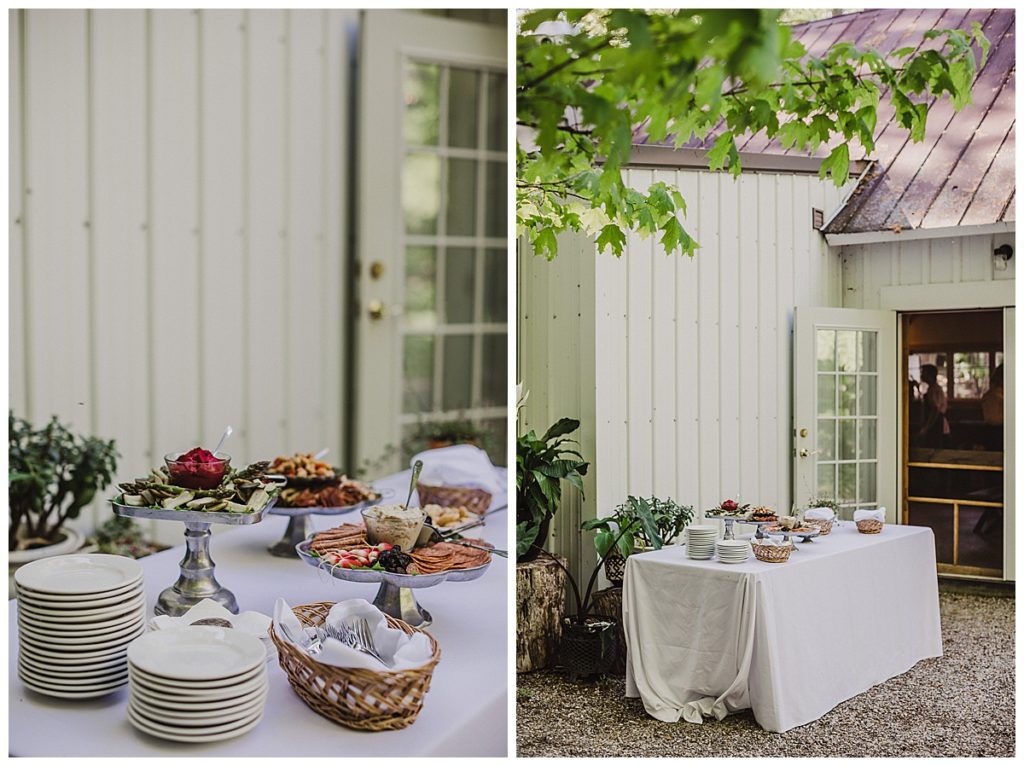 Catering Leelanau Cherry Basket Farm Wedding by Alicia Frances Photography