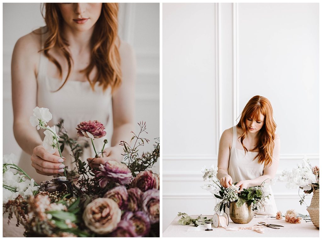 Gorgeous Floral Branding Session Detroit Michigan by Alicia Frances Photography