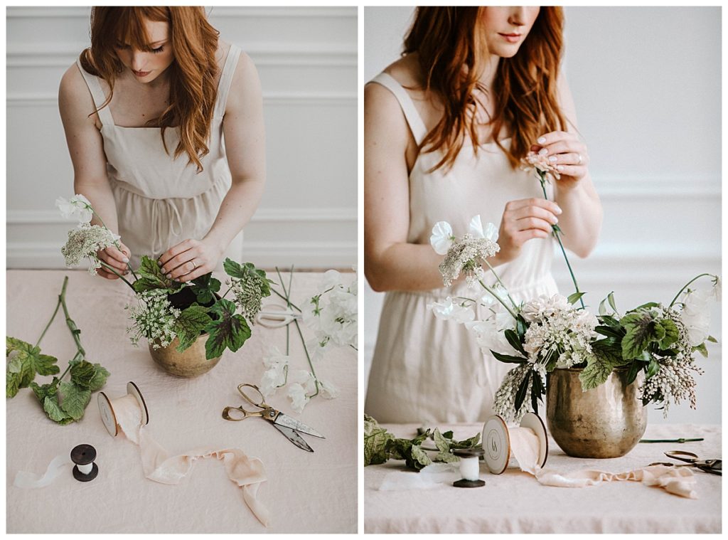 Gorgeous Floral Branding Session Detroit Michigan by Alicia Frances Photography