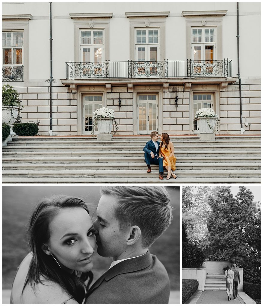 Grosse Pointe War memorial engagement session by Detroit Photographer Alicia Frances Photography
