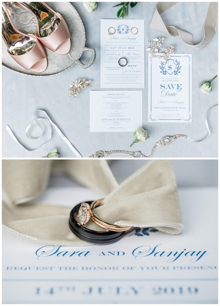 Gorgeous Wedding Details Meadowbrook Hall Wedding Michigan by Alicia Frances Photography