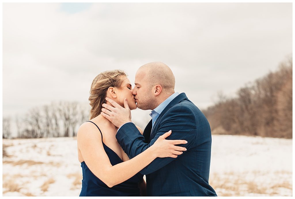 Mayberry Park Winter Engagement Session by Alicia Frances Photography