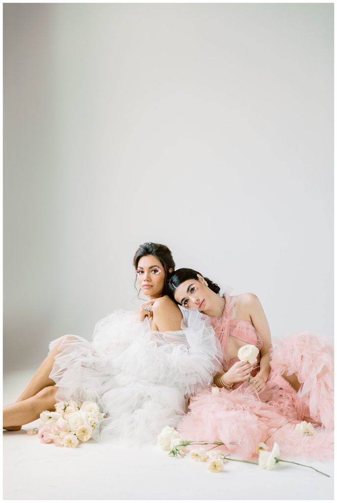 Fashion Editorial Spring Pink Couture Gowns